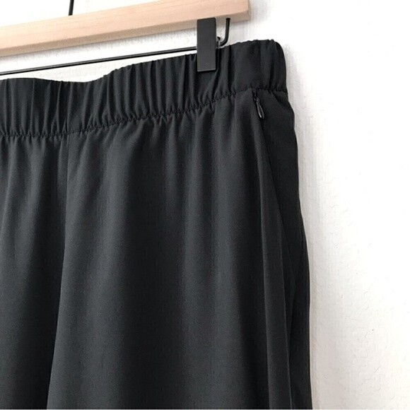 Soft Surroundings Go Lively Slit Hem Cropped Wide Leg High Waist Athletic Pants - Picture 8 of 12